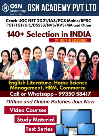 OSN Academy - India’s Best Coaching For UGC NET / JRF / IAS / PCS (Mains) English Literature & Home Science in 2024