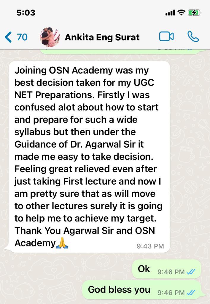 OSN Academy - India’s Best Coaching For UGC NET / JRF / IAS / PCS (Mains) English Literature & Home Science in 2024