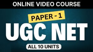 ugc net paper 1 all 1 to 10 unit online video course